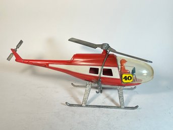 1975 GABRIEL PLASTIC AND METAL HELOCOPTER Diecast Toy