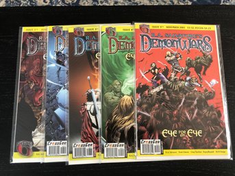R.A. Salvatore's Demon Wars Eye For An Eye Complete - Issues 1-5.  Lot 13