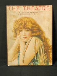 Vintage Print On Board- The Theatre Illustrated Magazine Of Dramatic & Musical Art- Art Factory Prints