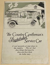 1916 Studebaker Service Car Advertisement