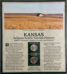 2020 Kansas State Quarters Tallgrass Prairie National Preserve