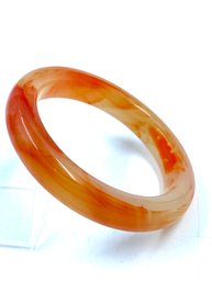 Gorgeous Marbled Orange Chinese Bangle