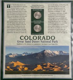 2014 Colorado State Quarters Great Sands Dunes National Park