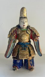 Antique Asian Carved Warrior Figure