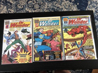 Dr. Wonder - Dick Ayer - #1 ,2 & 3.  Lot 14