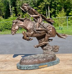 After Frederic Remington, The Cheyenne, Bronze Sculpture