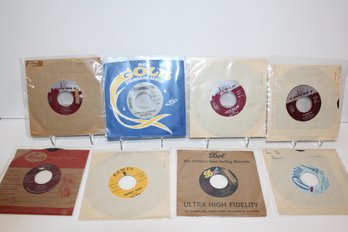 8 Classic 45's Tab Hunter, The Chordettes, The Raiders, Everly Brothers, The Four Esquires, The Rays