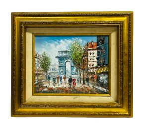 Paris Artwork Signed 'Burnet'