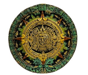 Heavy Aztec Calendar Medallion Wall Art