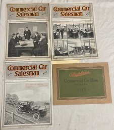 1917 Studebaker Commercial Car Salesman Magazine And Commercial Car Album