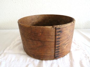 Large Primitive Antique Bent Wood Dry Grain Measure