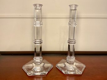 Tiffany & Co Crystal Windham Candleholders