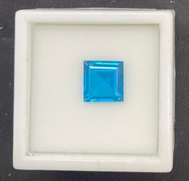 Square Cut London Blue Topaz 5.75CT