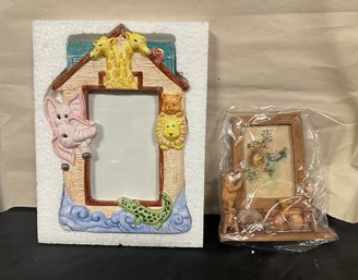 Classic Winnie The Pooh Charpente Tigger Eeyore Piglet, Markings Welcome Aboard Ceramic Photo Frame. DS - B2