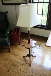 Standing Lamp With Small Table 58 Tall