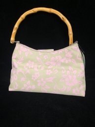 Non Branded Hawaiian Flower Bamboo Bag