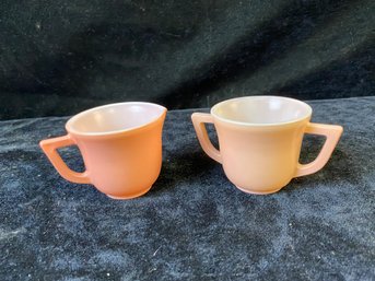 Hazel Atlas 2 Piece Cup Set