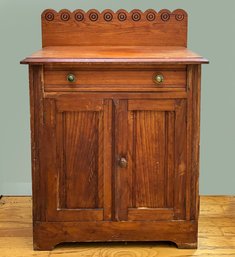 A Petit Victorian Pine Wash Stand