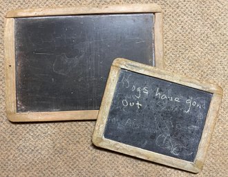 Two Antique School Slates