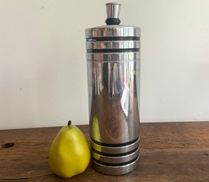 1933  Art Deco Chase Cocktail Shaker Designed By Howard F. Reichenbach