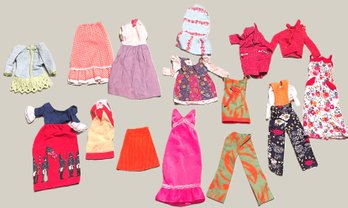Awesome Lot Of Vintage 60-70's Barbie Clothes-Mod Tropican Dress, Two Way Tiger Pajamas And More-Lot 1