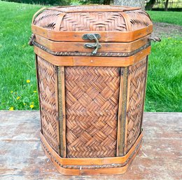 An Antique Chinese Wedding Basket