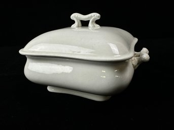 Maddock  Co. Ironstone Serving Dish W/lid