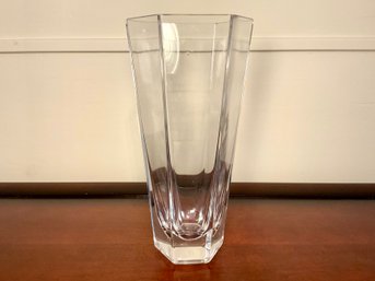 Tiffany & Co F.L. Wright Crystal Vase