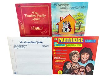 Four 1970s Partridge Family Vinyl Record Albums