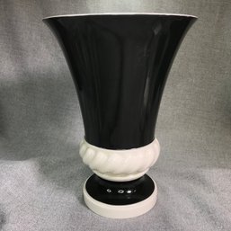 Rare Vintage LENOX Urn Vase - Black & Off White - Old Lenox Green Mark - Perfect Condition - No Damage