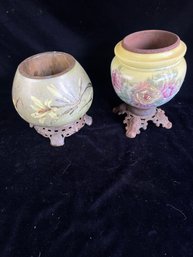 Floral Pottery Planters