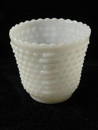 Antique Milk Glass Planter Pot