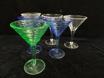 Plastic Martini Glasses