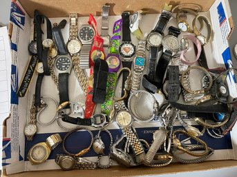 LARGE LOT OF WATCHES