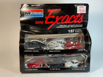 MONOGRAM MINI EXACTS - 6 DIFFERENT DIE CAST CARS Toys Original Box