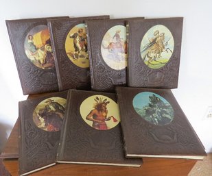 Vintage 1977 The Old West Collection - 7 Hardcover Books