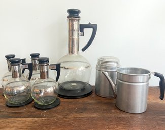 A Collection Of MCM Inland Coffee Carafe And Carafettes Plus