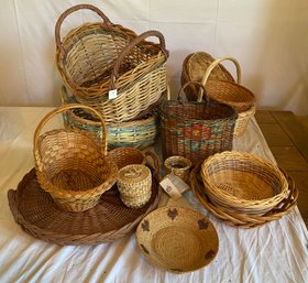 Generous Lot Of Baskets