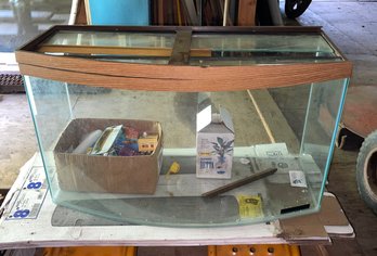 36-Inch Bow Front Aquarium - Approximately 25-30 Gallons