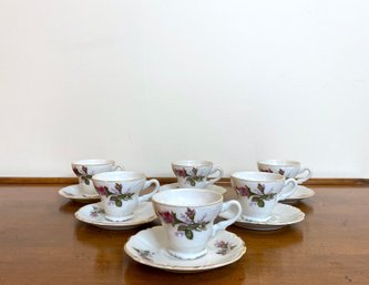 Vintage Japanese Tea Cups And Saucers