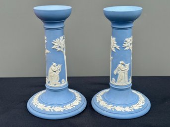 Pair Wedgwood Candesticks