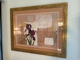 Decorative Contemporary Framed Art Work.