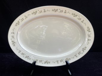 China Pearl Fine China Noel Oval Platter