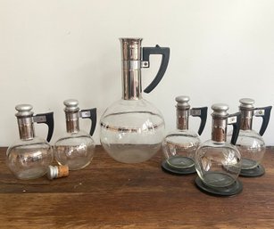 A Collection Of MCM Inland Coffee Carafe And Carafettes