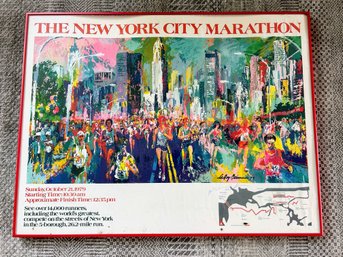 LeRoy Neiman Signed And Personalized HC (hors Commerce) Edition, 1979 NYC Marathon