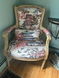 A FRENCH PROVINCIAL CHAIR