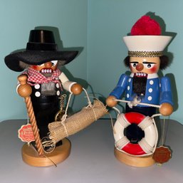 Pair Of German Steinbach Nutcrackers -