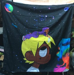 Huge Lil Uzi Vert Rap Hip Hop Silk Type Cloth Tapestry Music Poster - New