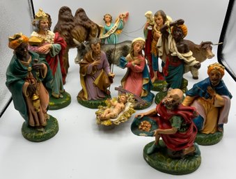 14 Pc Nativity ~ Made In Italy ~