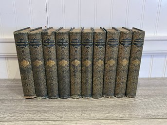The Romances Of Alexandre Dumas The D'artagnan Romances 10 Volume Set 1890 Leather Bound